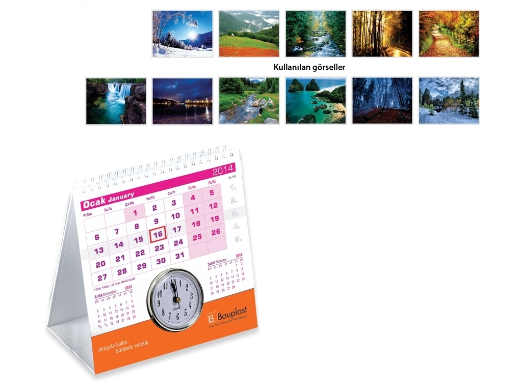 Desk calendar
